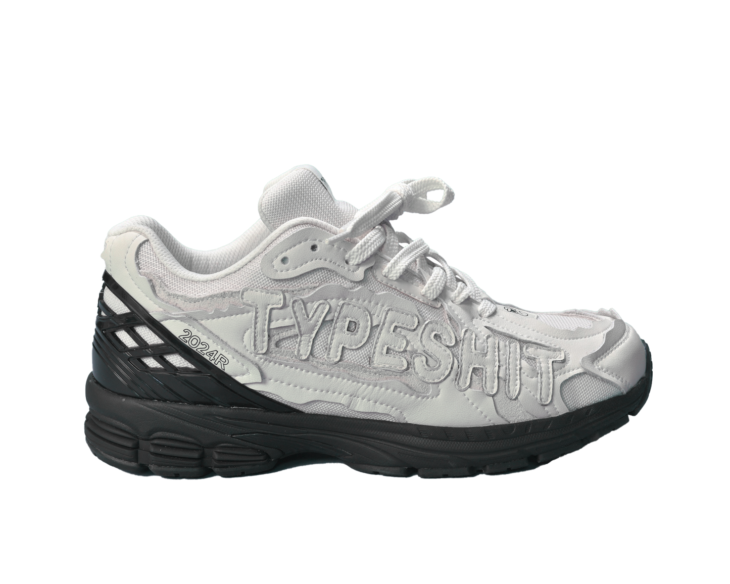 Black and White - TypeShit Shoes