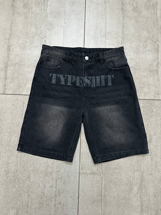 002 Washed Denim Shorts