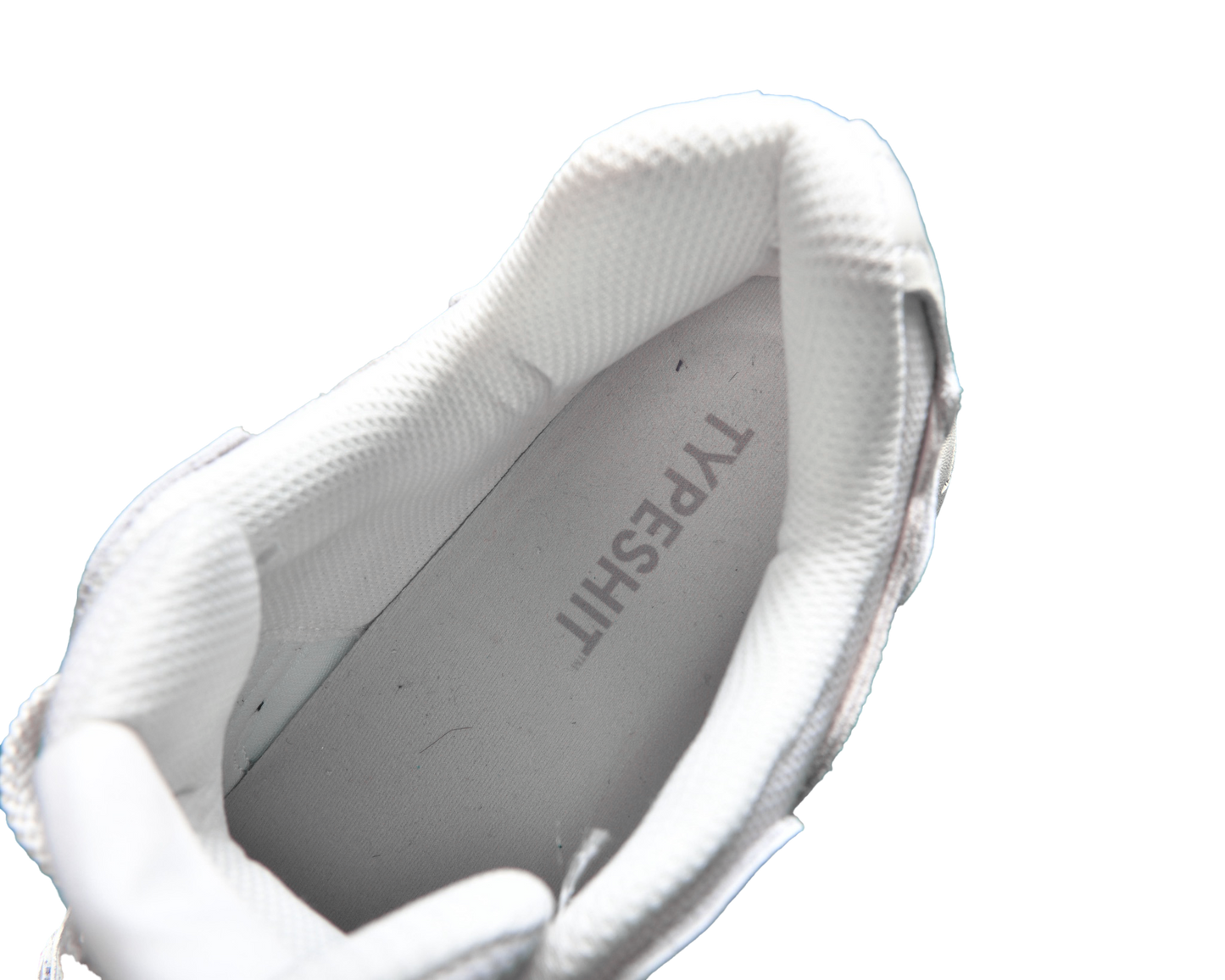 All White - TypeShit Shoes