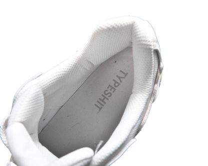 All White - TypeShit Shoes