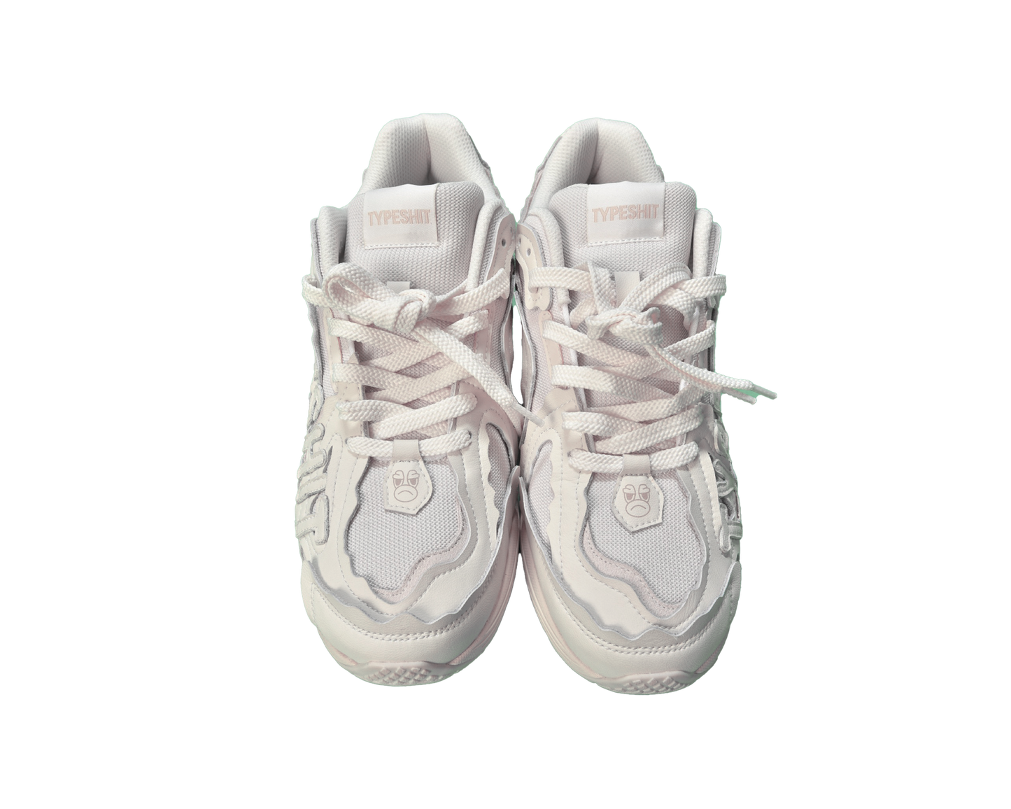 All White - TypeShit Shoes