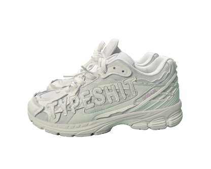 All White - TypeShit Shoes