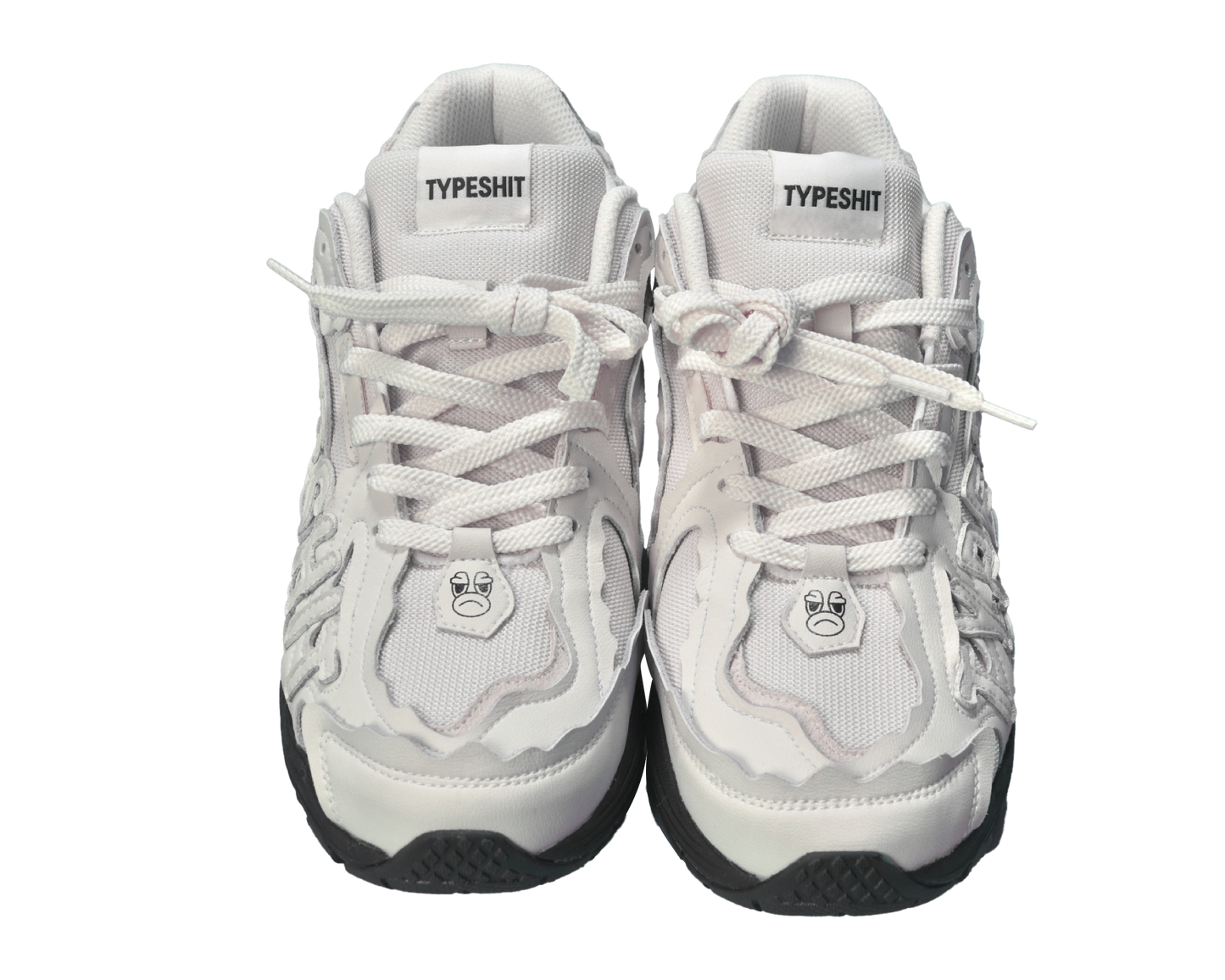 Black and White - TypeShit Shoes