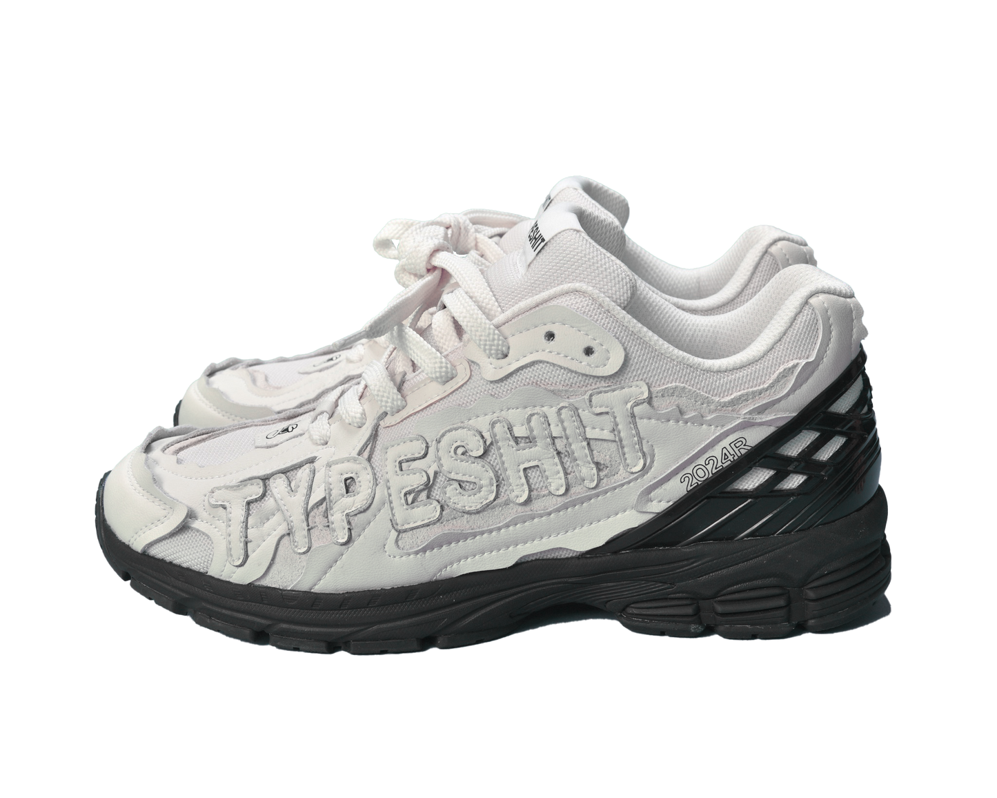 Black and White - TypeShit Shoes
