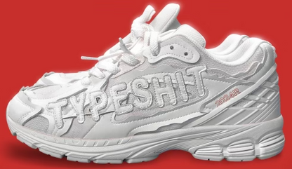 All White - TypeShit Shoes